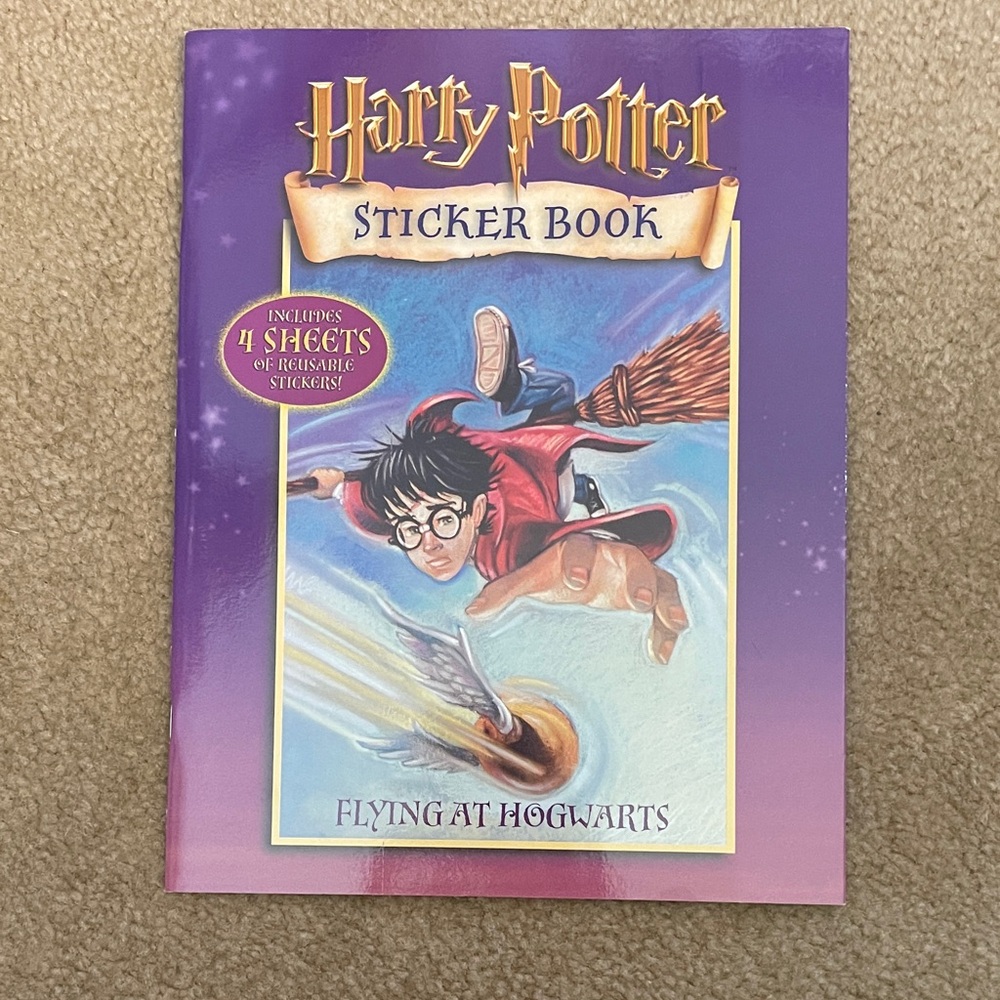 Scholastic Harry Potter Sticker Book - New 2001